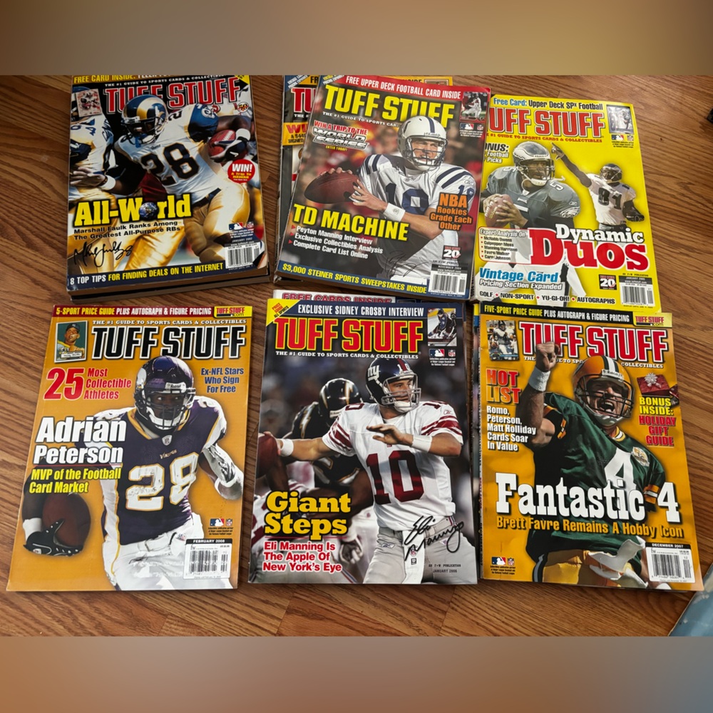 Tuff Stuff Football Magazine Collection (10 magazines)